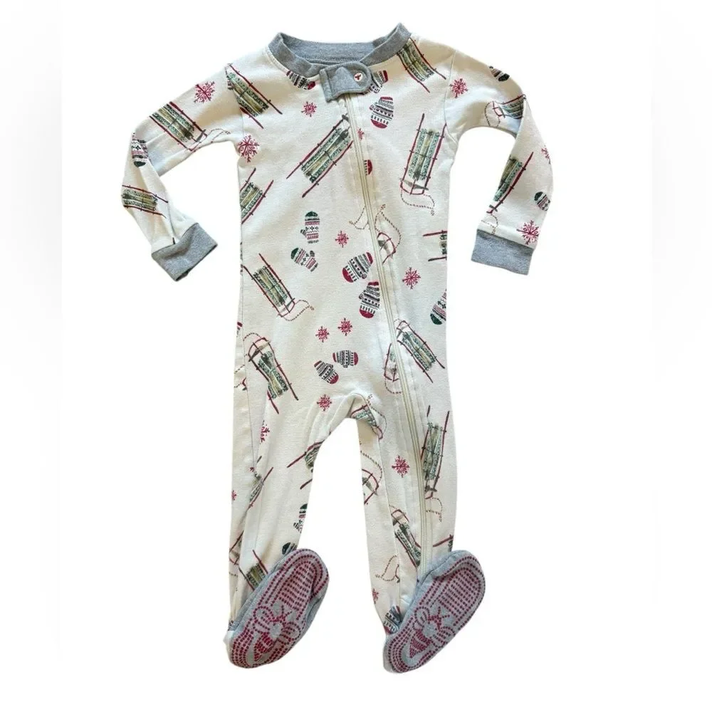 Burts Bees Organic Cotton Pajama Bundle NB 0-3 Months and 12 Months